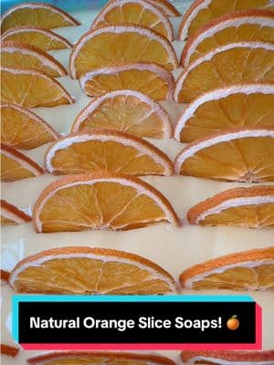 Natural Orange Slice SOAPS! 🍊  #orangeslicesoap #orangesoap #orangesoaps #orangesoapbar #sweetorangesoap #essentialoilsoap #essentialoilsoaps #soaplayers #soaplayering #soaplayeredtechnique #ombresoap #springsoap #springsoaps #springsoap2025 #wintersoap #wintersoaps #wintersoapscents #wintersoapcollection #naturalsoap #naturalsoapmaking #naturalsoapbar #naturalsoapbars 