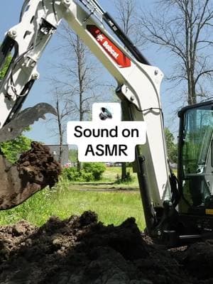 Can you hear that? It’s dirt realizing it’s not staying put for long.  #WeAreBobcat #Excavator #Dirt #Construction #Work #ASMR