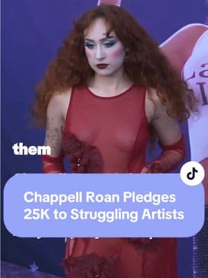 The Hollywood Reporter published a wild attempted takedown of Chappell Roan's Grammys speech. Now she is pledging to donate $25K to "struggling dropped artists” and shared a screenshot of the article tagging Rabhan, asking him to match her donation, saying "I love how in the article you said 'put your money where your mouth is' Genius !!!" #queertiktok #chappellroan #thr #grammys #musictiktok @chappell roan 