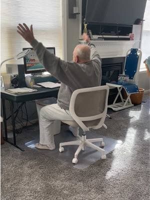 Papa can’t ever catch a break 😂😭 #jockandbelle #grandparentsoftiktok #grandpa #laugh #funny #grandparents #funnyvideo #morning #ekg #deskchair 