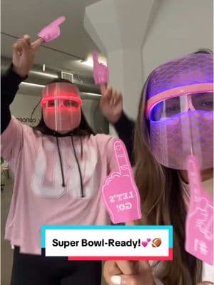 Getting prepped and ready for this weekend’s Super (Taylor) Bowl with the Face Tape + Wrinklit LED Mask!! Who else is gearing up for it?!😉🏈💖 #fyp #SuperBowl  #skingym #superbowlsunday #superbowl2025 #superbowlweekend #taylorbowl #chiefsvseagles