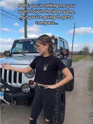 Hahaha jk welcome to the jeep fam 😜 #Jeepgirl #jeeplife #jeepjk #wrangler #jeepwrangler #mallcrawler #jeepgirlsdoitbetter #adventure #houstonjeeps #jeepgirlslikeitdirty #2doorjeep #jeepbabe #jeep #jeepgirlgang #jeepgirlsrock 