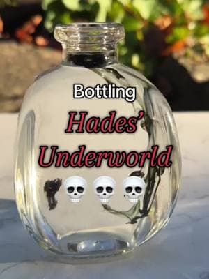 Making my Hades’ Underworld decorative potion bottle! #potion #potions #potionbottle #magic #fantasy #art #bookshelfdecor #mythology #greekmythology #greekgods #greekgoddess #fyp #foryoupage #goddess #fantasyart #aphrodite #athena #artemis #poseidon #altar #altardecor #epic #epicthemusical