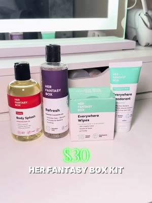 it’s on sale RUNN 🛒🤍 love everything in this kit | her fantasy box never misses 🔥#girlytok #girltok #herfantasybox #tiktokshopdeals #smellgoods #phbalance #herfantasyboxrefresh #hygiene #hygieneproducts #hygienetok 