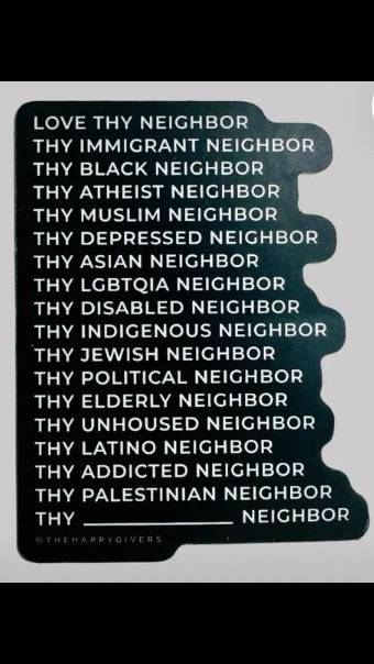 #justlovepeople #lovethyneighbor #lovethyneighborasthyself #loveoneanother #thankfulheart #fypシ #Love #tryalilkindness #spreadlove #❤️ 