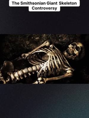 The Smithsonian giant skeleton controversy #giants #giant #giantism #redhair #RedHairedGiants #ancient #history #historytok #smithsonian #skeleton #smithsonianmuseum #controversy 