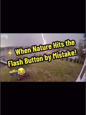 When Mother Nature tries to take a selfie but leaves the flash on! ⚡📸😂 #ShockingMoment #LightningStrikesAgain #NatureFails #EpicFlash #StormyVibes #ElectricComedy ⚡🌩🤣