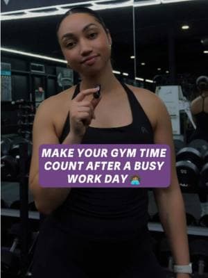 Don’t over-complicate it. Simple & effective is the goal💪🏽 Use these 3 tips to get results WITHOUT spending hours in the gym: Tip 1: Plan Ahead & Keep It Simple Tip 2: Choose Compound Movements Tip 3: Stay Efficient with Supersets Hope this helps💜 #tonedbody #gymhelp #fatlosshelp #strengthtraining #weightlifting #fitnesscoach #losefatgainmuscle #womensfitness #busywomen #fatlosscoach #fullbodyworkouts 