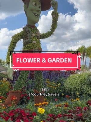 If you’re thinking about spring break at Disney— this is your sign 🌹 💐 🌼 Flower and Garden Festival at EPCOT is one of the most beautiful times to visit #epcot #flowerandgardenfestival #epcotfestivals #disneyworld 