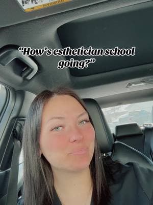 Stay in school?? Is she okay?? #estheticianschool #school #beautyschool #foryou #fyp #fypシ #estischool 