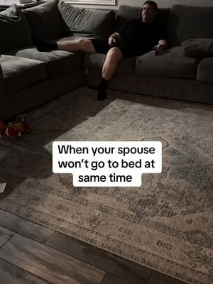 When your spouse won’t go to bed at same time #golisleep #sleepschedule #marriedlife #sleepgood 