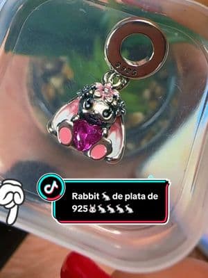 Charms de plata de 925#925silver #charms #jewelry #bracelet #rabbitsoftiktok 