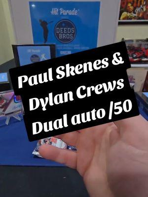 2025 is off to a hot start so far!! Bowman Best dual autographed card of Dylan Crews and Paul Skenes /50 #LIVEhighlights #TikTokLIVE #LIVE #deedsbros #baseball #MLB #TikTokShop #cardcollector #sportscards  #topps @Deeds Bros Jeremy @Topps 