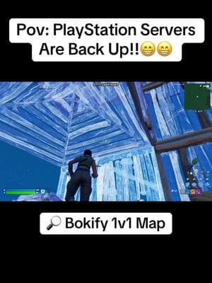 PlayStation Servers Back Up🙏 #fortnite #fortniteclips #playstation #playstationservers #viralvideo #bokify #fortnitesettings 