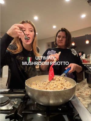 my mom is in fact cooler than me #italiano #italianrecipe #italianfood #dinnerwithme #motherdaughter #rice #risotto #pasta #pastabowl #Vegetarian #marsala #mushrooms #italianmom #italianfamily #italianrecipe #cookingvideo #cookingvlog #Dinnerldeas #brownsauce #fyp #cooking #cookingaesthetic #portobello #italiancheck #italianrisotto #healthyrecipes #homemadeitalianfood 