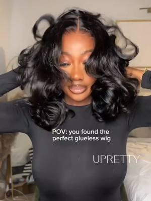 This curled eatsssss🔥🥰😍 Hair: Customized Butterfly Haircut Layered Glueless 6x5 Lace Wig 16 Inch. 🎁Extra 22% off, code: 𝐓𝐊𝟐𝟐 ✈️𝟑-𝟓 𝐃𝐚𝐲𝐬 𝐅𝐫𝐞𝐞 𝐅𝐚𝐬𝐭 𝐒𝐡𝐢𝐩𝐩𝐢𝐧𝐠 To Worldwide If you like this wig comment 𝐥𝐢𝐧𝐤 bellow💃 #uprettyhairofficial #uprettyhair #hdlacewig #gluelesswig #blackgirlluxury #wiginstall #shorthairstyles #silkhair #wigtok #bodywave #loosewavehair #fyp