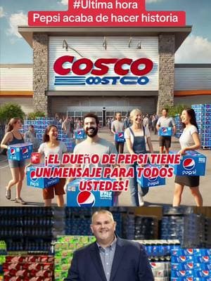 El dueño de Pepsi está agradecido con todas las personas que las están apoyando y les da las gracias a todos los empleados que han trabajado por sus empresas por años #pepsi #cocacola #latinos #compartan #amen #costco #anuncio 