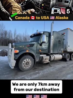 #truckinglife #canandalife #usa #mostbeautiful #usa_tiktok #alaska #Vlog #Peterbilt 