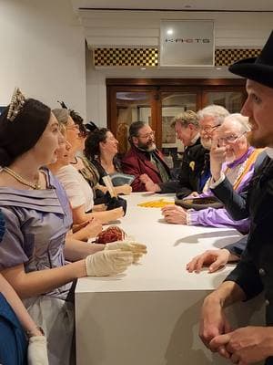 Having fun and keeping cool at CONpossible! We co-hosted the La Danse du Corbert on Friday evening.  #CONpossible #Fans #Handfans #PastTimes #OldFashioned #Social #AtlantaConvention #Steampunk #AdventuresInHistory 