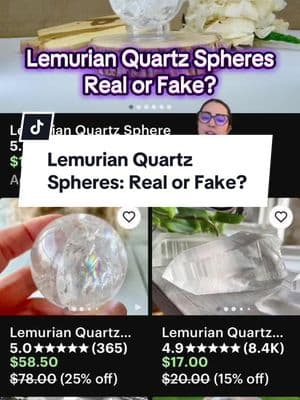 Lemurian Quartz Spheres: Real or Fake? What are your thoughts?  Also keep in mind lemurian Quartz is not traditionally carved. It is valued just as it is, because it grows in single crystal formations. #crystaleducation #CrystalLovers #fakecrystals #crystalhealing #crystalhealingenergy #rockhoundingadventures #rockhounding #crystaleducationtiktok #crystaltok #crystaltok🔮 #greenscreen #lemurianquartz #lemurian #lemuriancrystal 