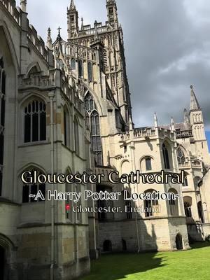 Of all the Harry Potter filming spots I’ve been to so far, Gloucester cathedral felt the most like Hogwarts hands down! The architecture was intricate and so well maintained, the halls and cloisters felt so grand and beautiful, and the cathedral itself was breathtaking!  Next time you’re in the UK, visit Gloucester! 😍🏰⚡️ . . . #harrypotter #harrypottertiktok #potterhead #wizardingworld #harrypotterfan #hogwarts #gloucester #gloucestercathedral #england #uk #unitedkingdom #britain