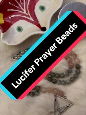 #onthisday throwback prayer beads for Lucifer #prayerbeads #lucifer #pagan #witch #infenals