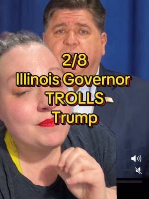 2/8: #BREAKINGNEWS  Illinois Governor JB Pritzker just HUMILIATED trumpty dumpty in a REAL PRESS CONFERENCE #foryou #fypシ #foryoupage #news #greenscreenvideo #greenscreen #illinois 