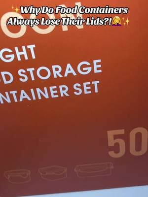 Finally ditched my lidless containers & upgraded 😅✨ This 50-piece set is leakproof, stackable, and under $20 with a TikTok Shop coupon! Linked below! 🛍️ #KitchenOrganization #FoodStorageGoals #FridgeMakeover #MealPrep #DeclutterYourLife #TidyKitchen #ttsdelightnow #GiftGuide #seasonalgems #lovelanguage #tiktokshoprestock #tiktokshoplobeatfirstfind #TikTokShopCreatorPicks #tiktokshopspringglowup