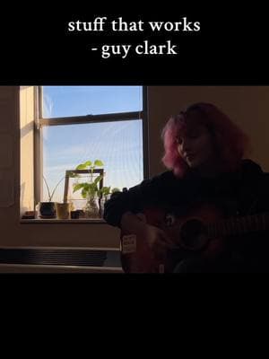 idk if i like this song more bc guy clarks such a sentimentalist or bc of the anticonsumerist undertones but either way #foryou #fyp #guitar #acoustic #cover #guyclark #americana #folk #country #stuffthatworks #musician #singersongwriter