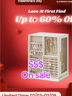 Jewelry organizer #jewelry #organizerideas #organizewithme #organized #valentinesdaygift #giftsforher #giftideas #sale #jewerlylover #jewerlybox #valentinesdaygift 