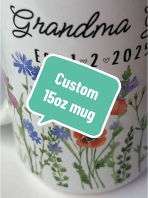 Custom mug order from last week 💕 Simple design made on #canva  ✨ #custommug #mugorders #personalizedmug #customizedgifts #thoughtfulgifts #giftsforher #UniqueGiftIdeas #ShopSmallBusiness #canvadesign 