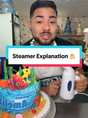 Replying to @lucky_pascal🇵🇸🍉  Finally here is the video explaining the steamer on a cake trick! Hope that helps! Let me know if yall have any more questions! 🍰 #felipescreations #felifans #besties #fypシ #buttercream #cakedecorating #baking #bakersoftiktok #steameroncake #cakesteamer 