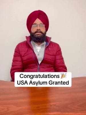 Congratulations 🎉 USA Asylum Granted #jaspreetsinghattorney 