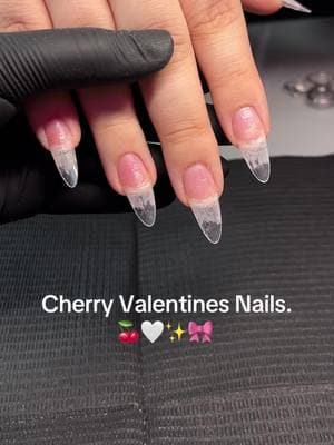 🍒sooo cuteee !  #cherrynails #cherryred #nailsartvideos #nailinspo #valentinesnails #valentinesnailsideas #valentinenailinspo #almondnails #almondnailinspo #fyp #nailtech #houstonnails 