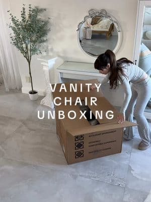 new vanity setup is coming together🪞✨ #girlytok #decoratewithme #vanitychair #myvanitysetup #ikeavanity #icedvanillagirlaesthetic #vanitychairrecommendation #ikeavanityideas #barrelchair #velvetchair #roundswivelchair #swivelaccentchair #girlythings #loveshackfancy #coquetteaesthetic #aestheticvideos #aestheticunboxing #vanitysetup #vanityinspo #makeupvanity #creatorsearchinsights 