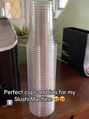 Perfect disposable cups for your Slushi Machine. #slushi #slushymachine #clearcups 