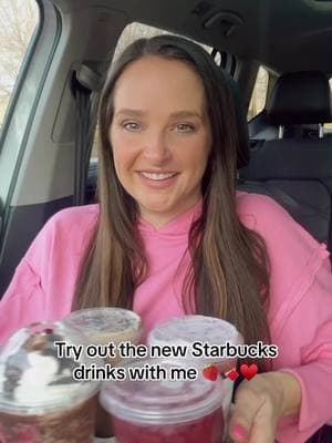 Try out the new #starbucks drinks with me! 🍫🍓 #starbucksdrinks #starbucksorder #coldbrew #coldbrewcoffee #starbs #starbuckscups #refresher #starbucksrefreshers #starbucksfrappucino #frappuccino #newdrinks #newdrinkstarbucks #newdrinkmenu #tastetest #tastetester 