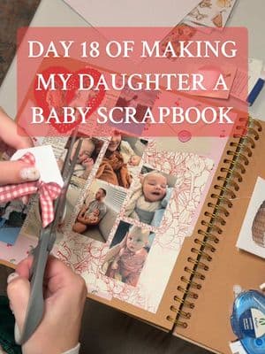 Let me know if you have questions about anything 🥰💕 #scrapbook #scrapbooking #craftymom #babybook #scrapbooktutorial #scrapbookingsupplies 