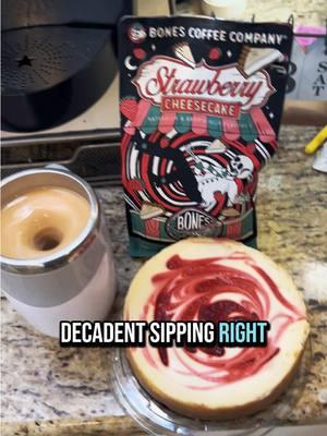 🍓🍰☕️ - perfect way to start the day! 🤤 . . #bonescoffee #bonescoffeecompany #flavoredcoffee #yum #strawberrycheesecake  #TTSLevelUp #TTSDelight #TTSDelightnow  #TikTokShop #fyp  #fypシ゚viral #giftguide #spotlightfinds #tiktokshopcybermonday  #launchpadcompetition  #launchpadbfcm #newyearnewaura #holidayhaulcreatorpicks  #TikTokShopLastChance #TikTokShopNewYearNewAura  #tiktokjumpstartsale #tiktokshoploveatfirstfind  #seasonalgems #lovelanguage  #tiktokshopcreatorpicks #goalcrusherprizes @Bones Coffee Company 