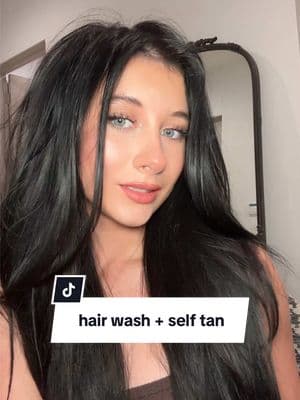 easy way to glow up 😋😋 but recently i’ve only been self tanning once a month and been super super happy  #fyp #foryou #GlowUp #glowuptips #selftan #hairwash #hair #selftan #easyglowup #fastglowup 