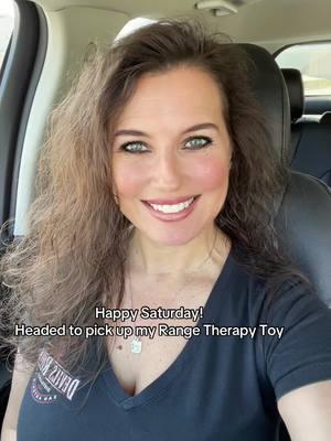 Headed to pick up my new Range Therapy Toy! Time for more Range Time. What do you have planned for the day?#fyp #fyp #rangetime #single #powdertherapy #texas #rangetherapy #weekendvibe #sweettexasbee 