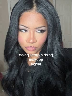 was super pleased when i realized Scorpio rising makeup was how i already do my makeup #scorpiorising #scorpio #astrology #aliyahjessica 