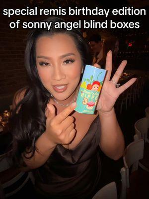 for my 30th birthday party i decided to give everyone a sonny angel blindbox of me! 🤭 rare secret remi sonnys!! thank you @ART by ARICKA🎨✨  — #sonnyangel #blindbox #unboxing #birthday #birthdayparty #missremiashten 