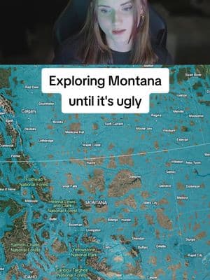 Exploring Montana until it's ugly #googleearth #travel #exploring #montana 