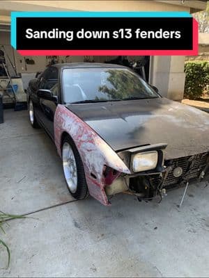 #240sx #s13 #s14 #s15 #nissan #silvia #jdm #skyline #r32 #180sx乗りの方と仲良くなりたい #california #texas #bodywork #fenders #repair 