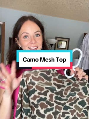 Camo Mesh Top limited quantities left! #meshtop #camomeshtop #meshtopoutfit #camoshirt #camo 