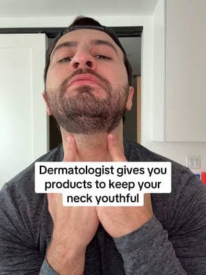 Dermatologist keeps your neck looking youthful! #skincare #neckskincare #dermatologist #doctor 