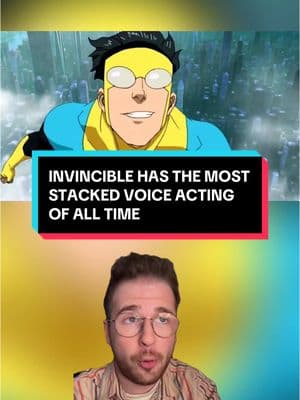 Invincible has the most Stacked Voice Acting of All Time #invincible #invincibleseason3 #omniman #markgrayson #nolangrayson #viltrumite #allenthealien #animation #animatedseries #primevideo #comictok #movietok #filmtok #tvtok 