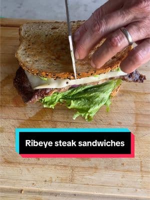 These were bomb🔥👍#ribeyesteak #foryoupage #fyp #fypシ゚viral #folllowers #sandwiches #juicy #hungry #Recipe 