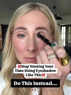 📣 If you have hooded or mature eyes this is for you👇🏼👇🏼 🚦But first, if you found this helpful and want more simple makeup tips for mature skin follow @laurenlhale and like this video.🩷 here’s what not to do if you have mature eyes: Old way👇🏼 ❌Don’t close your eyes when applying eyeshadow. If you have hooded eyes you will not see the product when you open your eyes. ❌ If you have maturing eyes and texture on the lid, applying a darker color all over can emphasize texture and make the eye appear heavy Instead try this👇🏼 ✅Use a warm or medium eyeshadow color to create a crease. Not too dark or too light ✅ Keeping eyes open, find the arch of the brow and apply a small eyeshadow dot of color directly underneath (leaving a small space between the dot and the color). ✅ Blend with your eyes open. Blend upwards toward the tail of the brow which will elongate the eyes. ✅Apply a medium matte or finely milled shimmer on the lid (I used a color called tangled) and then apply a tiny amount of shimmer (cream toned is best) on inner corner to make your eyes more open) *small amount-don’t go crazy with this color🤪 What do we think? Would you try this? SAVE This post and come back to it anytime! FOLLOW FOR MORE EASY MAKEUP TECHNIQUES AND TIPS FOR MATURING SKIN. As a fellow almost 43 year old, I am always coming up with ways to make applying makeup easier as we age. Do’s and don’ts | easy eye makeup | maturing beauty | mature makeup tips | small eyes | textured eye lids #hoodedeyes #maturemakeup #hoodedeyesmakeup #womenover50 #eyeshadowtipsandtricks #womenover40 #makeupover40 #dosanddonts #eyeshadowlook #smalleyes #maturebeauty #makeupformaturewomen #maturebeauty #makeupformatureskin #agingbeauty #agingbackwards #overforty #overfifty 